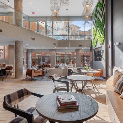 Seating at resident clubhouse